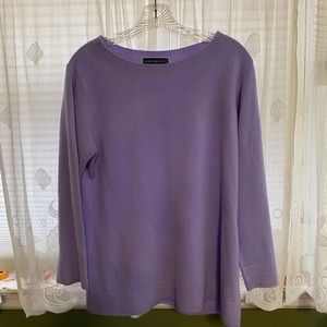 karen scott purple sweater